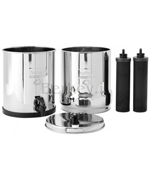 BIG BERKEY : Filtro d'acqua con i suoi due filtri Black Berkey inclusi (Rif. : BK4X2-BB). BIG BERKEY : Filtro d'acqua con i suoi due filtri Black Berkey inclusi (Rif. : BK4X2-BB).