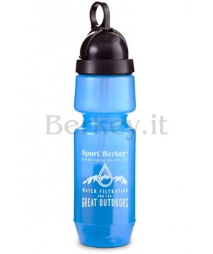 SPORT BERKEY : Include un mini filtro identico al Black Berkey ( Rif. : SPTR). SPORT BERKEY : Include un mini filtro identico al Black Berkey ( Rif. : SPTR).
