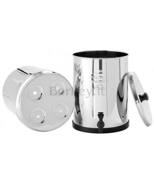 ROYAL BERKEY : Filtro d'acqua - Può ricevere da 2 a 4 filtri Black Berkey (Rif. : RB4X2-BB). ROYAL BERKEY : Filtro d'acqua - Può ricevere da 2 a 4 filtri Black Berkey (Rif. : RB4X2-BB).