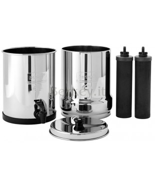 TRAVEL BERKEY : Filtro d'acqua con i suoi due filtri Black Berkey inclusi (Rif. : BT4X2-BB). TRAVEL BERKEY : Filtro d'acqua con i suoi due filtri Black Berkey inclusi (Rif. : BT4X2-BB).