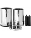 CROWN BERKEY : Filtro d'acqua con i suoi due filtri Black Berkey inclusi (Rif. :  CRN8X2-BB).