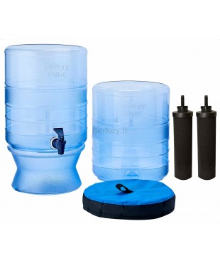 BERKEY LIGHT : Filtro d'acqua con  i suoi due filtri Black Berkey inclusi (Rif. :  BK4X2-BB).